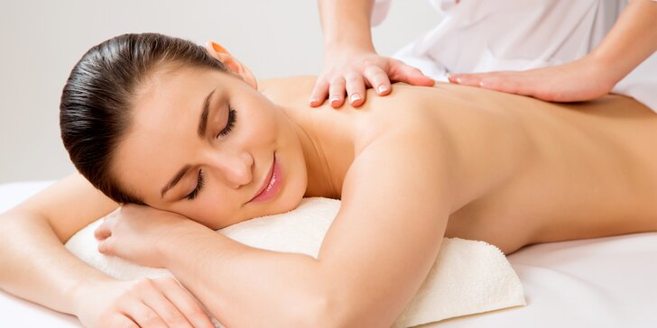 Zasloužený relax: sportovní masáž zad i šíje či maderoterapie