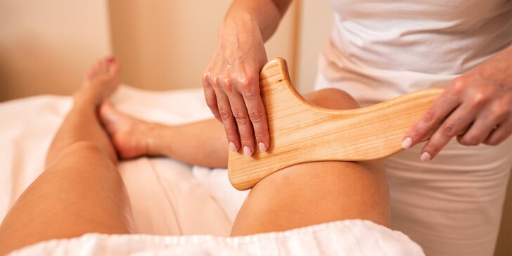 Zasloužený relax: sportovní masáž zad i šíje či maderoterapie