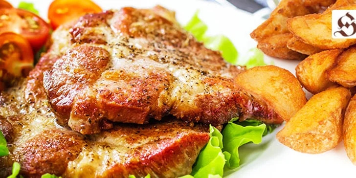 1 kg pečené krkovice + staročeské brambory pro dva