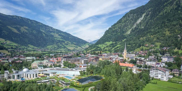 Aktivní dovolená v rakouských Alpách, údolí Gastein: 4* hotel s polopenzí a wellness, noc zdarma