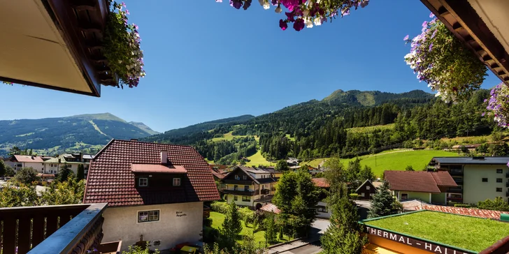 Aktivní dovolená v rakouských Alpách, údolí Gastein: 4* hotel s polopenzí a wellness, noc zdarma