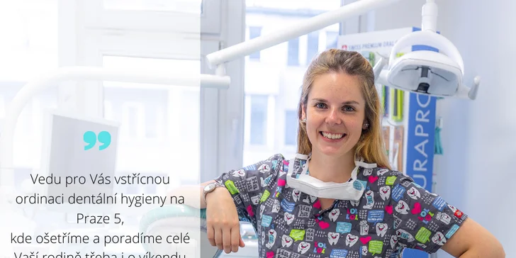 Dentální hygiena bez obav: kompletní dentální hygiena pro děti i dospělé i s bělením