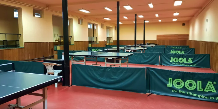 Stolní tenis na Morendě: 60 minut hry v úterý nebo ve čtvrtek během dne