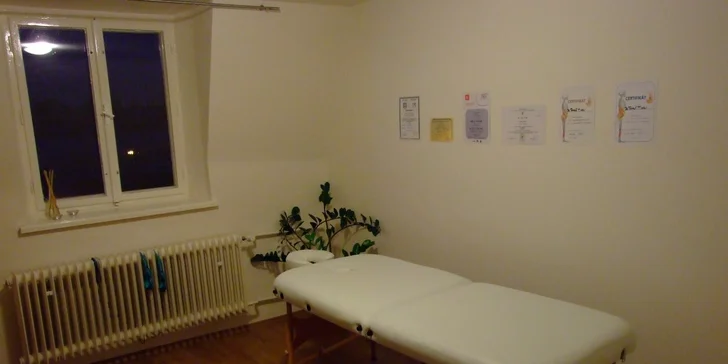 3 fyzioterapeutické masáže s vyšetřením