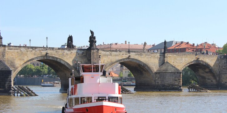 Vyhlídkové plavby po Vltavě pro děti i dospělé, některé i se zákuskem a kávou či rautem a hudbou