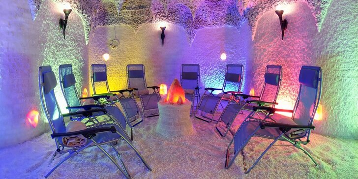 Blahodárný relax: vstup do solné jeskyně v Alžbětiných Lázních