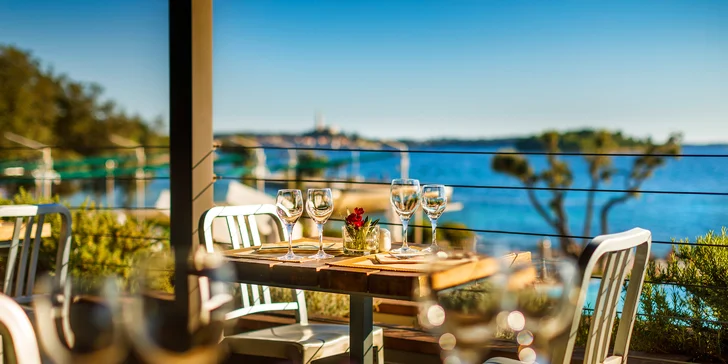 4* dovolená v Rovinji: apartmány pro 1–6 osob v resortu přímo u moře a neomezený wellness