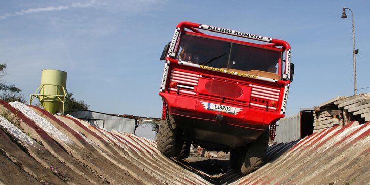 15–60 minut jízdy v kabině giganta Tatra 813 8x8 Truck Trial