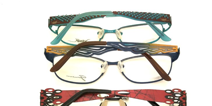 Brýlové obruby v hodnotě 1000 Kč a sleva na běžná či multifokální skla