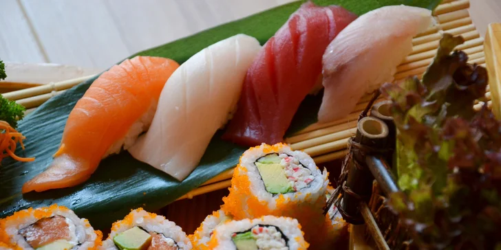 Pro milovníky asijské kuchyně: sushi sety s polévkou i salátem