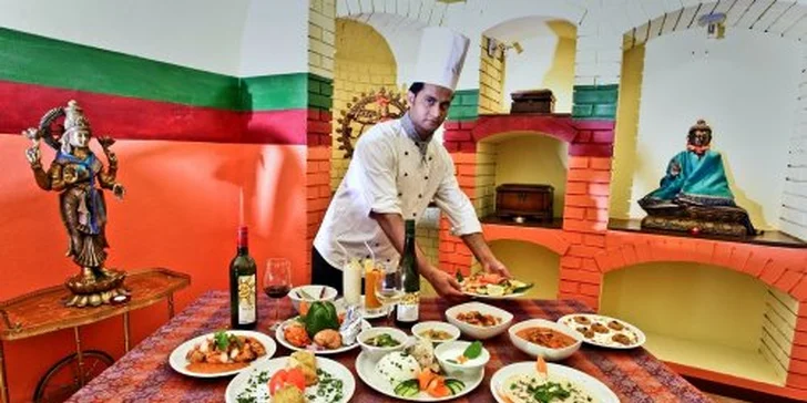 249 Kč za COKOLI Z JÍDELNÍHO LÍSTKU v indické restauraci Kari Bazar v hodnotě 700 Kč. Promyšlené kombinace chutí okořeněné slevou 64 %.