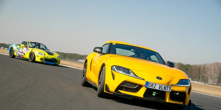 Jízda na okruhu v Toyotě GR Supra: 2 nebo 4 kola spolujízdy či řízení