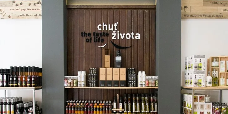 Otevřený voucher na nákup v La Chinata: kosmetika, delikatesy i dárky