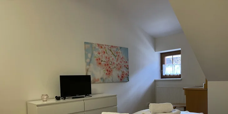 Aktivity i relax u Kašperských hor: pobyt se snídaněmi, večeří a wellness