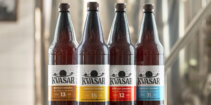 Komentovaná prohlídka Pivovaru Kvasar včetně neomezené konzumace piv