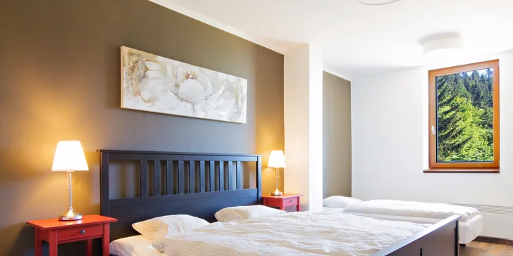 7 nocí až pro 6 osob v luxusních horských apartmánech chaty Švadlenka