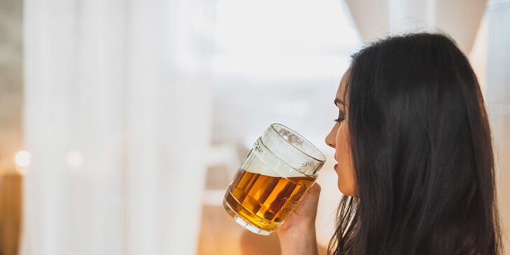 Hodina relaxace v pivních lázních s neomezenou konzumací piva až pro 4 osoby