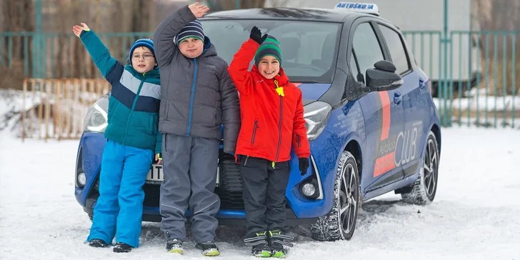 Autoškola pro děti a teenagery od 5 do 18 let: 15–40 minut jízdy na cvičné ploše