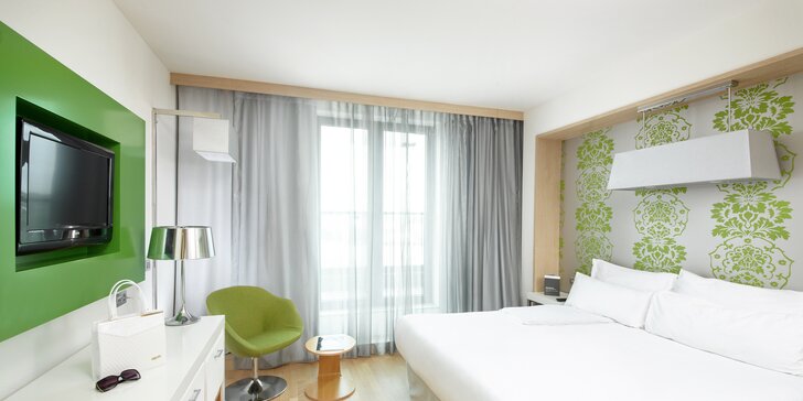 Pobyt v luxusním 4* hotelu v Praze pro pár i rodinu: snídaně či polopenze, sauna, fitness