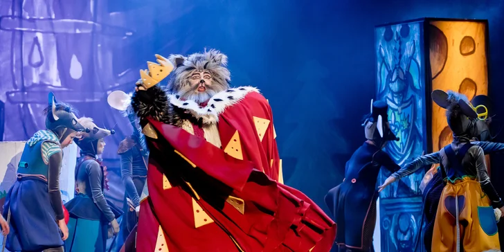 Zábava v Divadle Broadway: Vstupenka na rodinný muzikál Kocour v botách