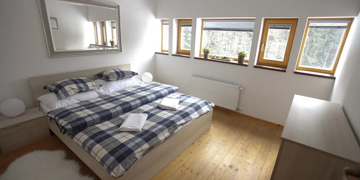 Krásný horský apartmán v Harrachově až pro 10 osob