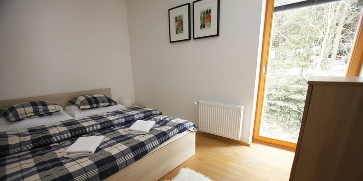 Krásný horský apartmán v Harrachově až pro 10 osob