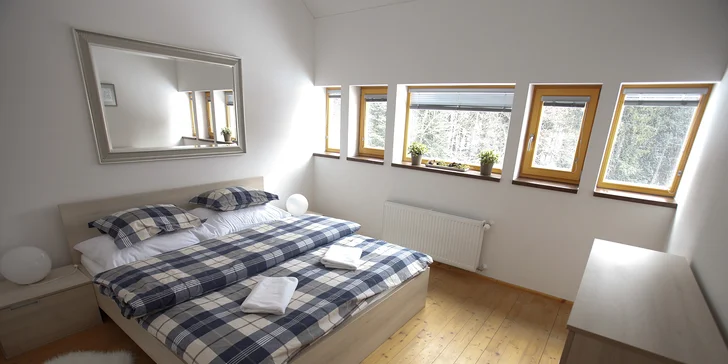 Krásný horský apartmán v Harrachově až pro 10 osob
