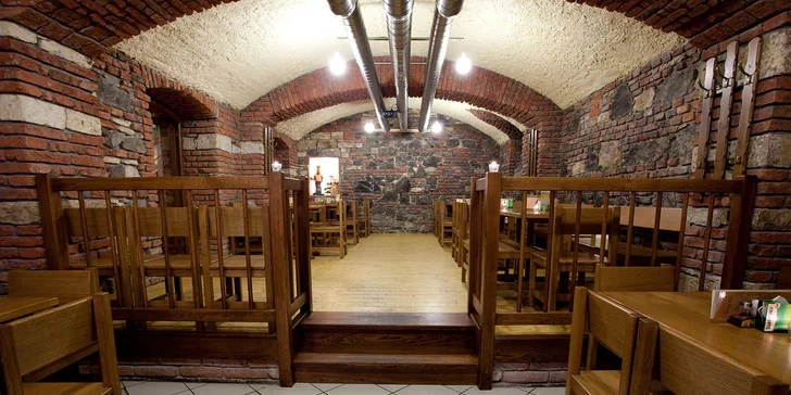 V restauraci mají tankový Staropramen, ke zvěřině ideální.