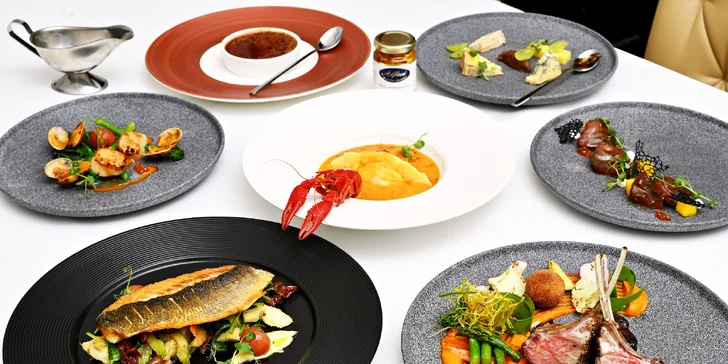 3–6 chodů pro dva ve vyhlášeném restaurantu Ungelt: pražma či jehněčí, mušle svatého Jakuba, créme brulée