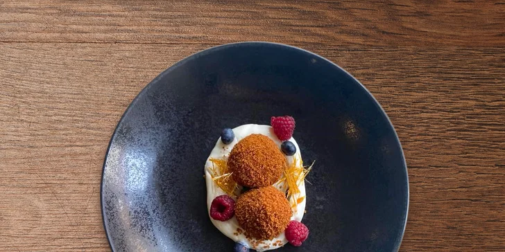 Tříchodové degustační menu v pivovarské restauraci Monopol s degustačním pivním setem