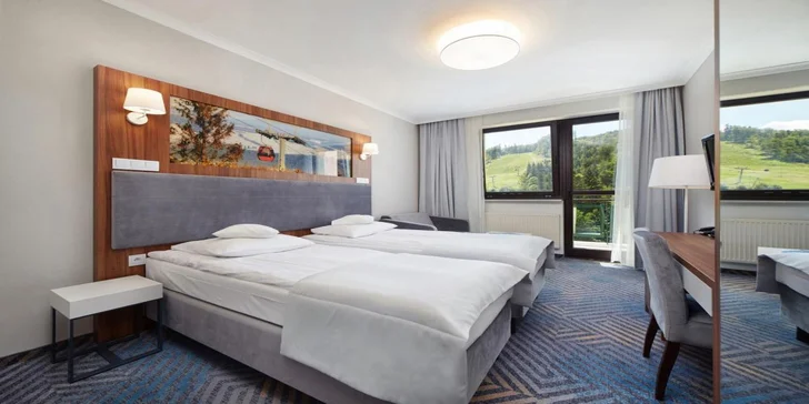Pobyt v polských lázních Krynica-Zdrój: 4* hotel se stravou, wellness i dětskou hernou