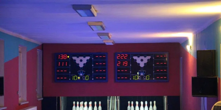 Pronájem bowlingové dráhy až pro 8 hráčů