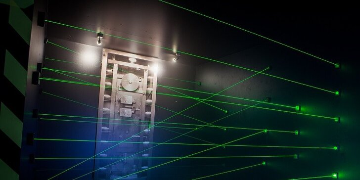 Úniková hra Dědictví pro 2-6 hráčů: zvládnete překonat laserovou síť a dostat se do trezoru?