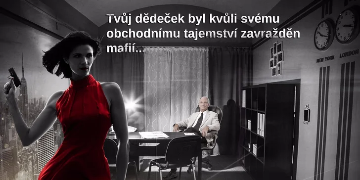 Úniková hra Dědictví – najděte schovaný poklad vaší rodiny