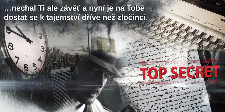 Úniková hra Dědictví – najděte schovaný poklad vaší rodiny
