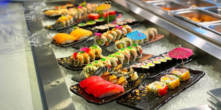 Sněz, co můžeš: asijský oběd či večeře s neomezenou konzumací v restauraci Kyoto pro 1 osobu