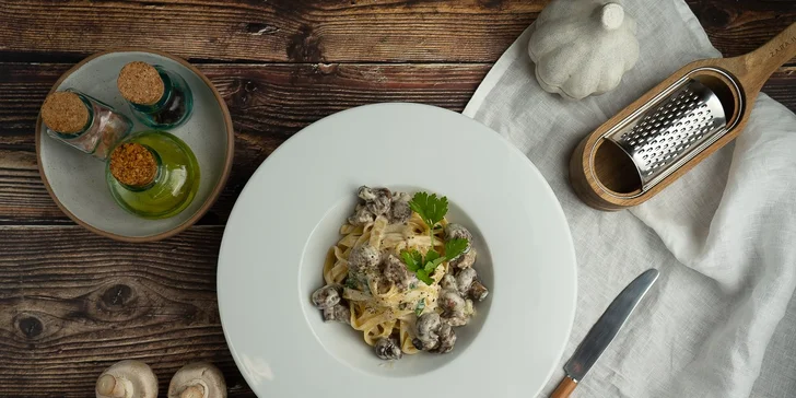 Neapolská pizza nebo pasta podle výběru pro jednu i dvě osoby