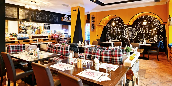 Neapolská pizza nebo pasta podle výběru pro jednu i dvě osoby