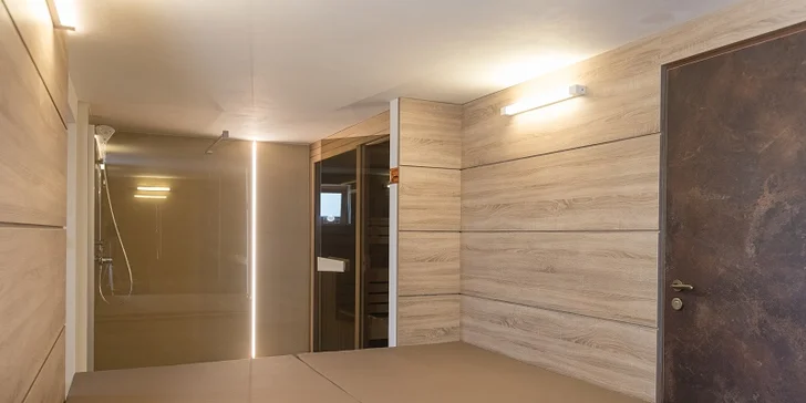 Luxusní privátní wellness v poloroubence Grimik: 150 minut relaxace