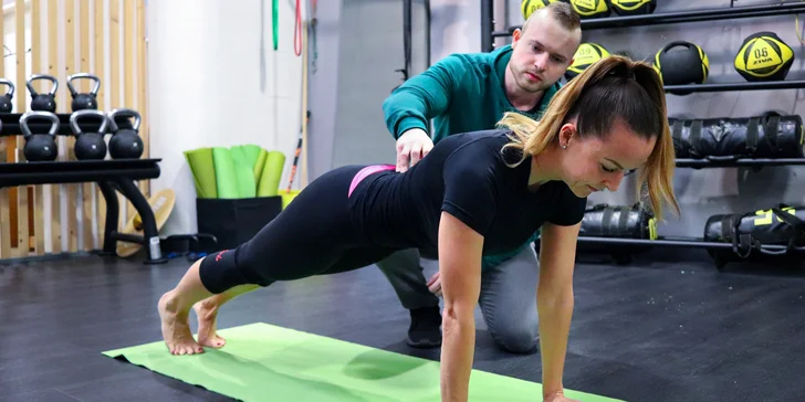 Osobní trénink s fitness trenérem v centru Prahy: 1 či 3 hodinové lekce pro jednoho i dva