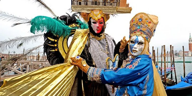 999 Kč za zájezd na karneval do Benátek včetně průvodce. Rej masek a nejromantičtější město Evropy se slevou 46%!