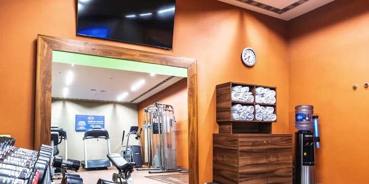 Hotelové fitness máte k dispozícii neobmedzene.