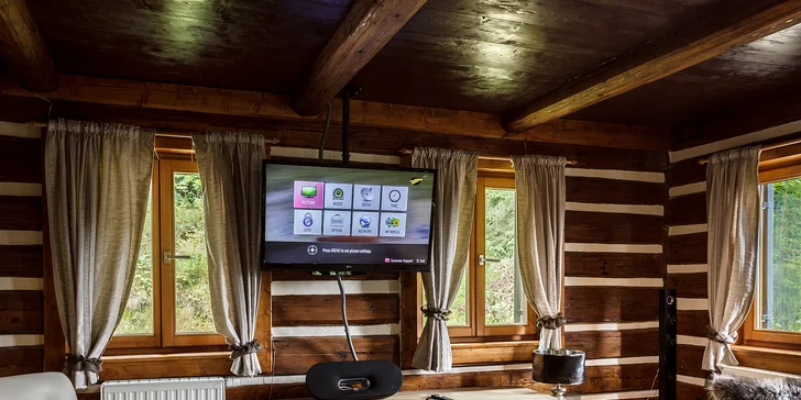 Chata v Jizerkách: pro 2 až 6 osob s vlastním wellness