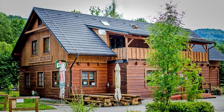 Pohoda v Dolní Lomné: apartmán pro rodinu a 60 min. privátního wellness