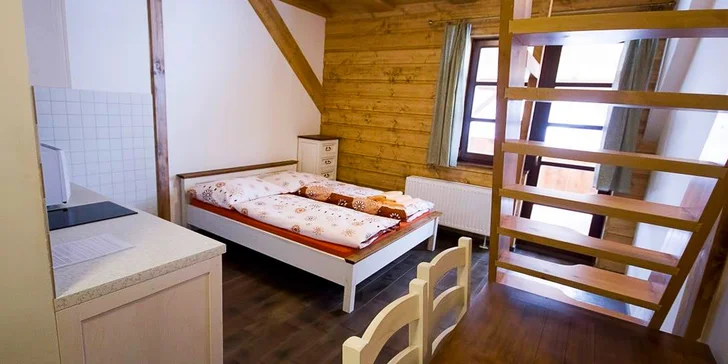 Pohoda v Dolní Lomné: apartmán pro rodinu a 60 min. privátního wellness