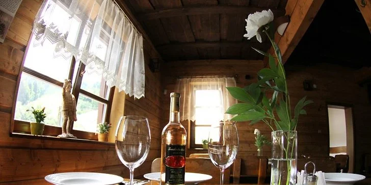 Pohoda v Dolní Lomné: apartmán pro rodinu a 60 min. privátního wellness