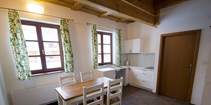 Pohoda v Dolní Lomné: apartmán pro rodinu a 60 min. privátního wellness