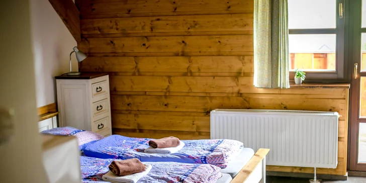 Pohoda v Dolní Lomné: apartmán pro rodinu a 60 min. privátního wellness