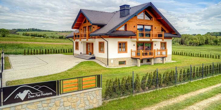 Dovolená v polských Karpatech: krásně nové apartmány až pro 6 osob a neomezený vstup do sauny