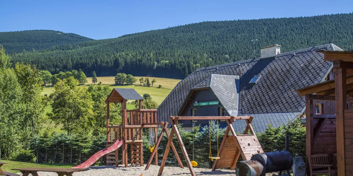 Relax v Jeseníkách: polopenze, krytý i vyhřívaný bazén s mořskou vodou